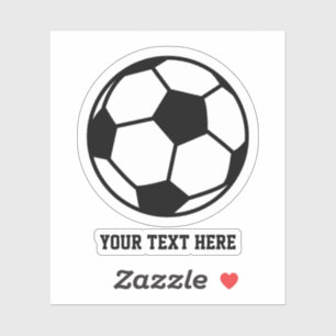 サッカーボールのロゴのカスタムなデカールのステッカー シール
