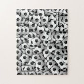 サッカーボールの写真のパズル ジグソーパズル (縦)