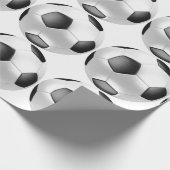サッカーボールの包装紙 ラッピングペーパー (角)
