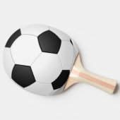 サッカーボールの卓球ラケット 卓球ラケット (横)
