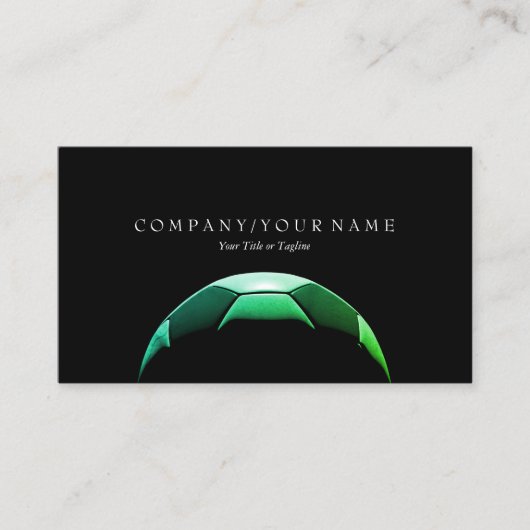 サッカーボールの名刺 名刺 (正面)