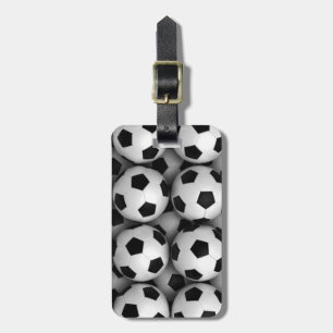 サッカーボールの多く ラゲッジタグ