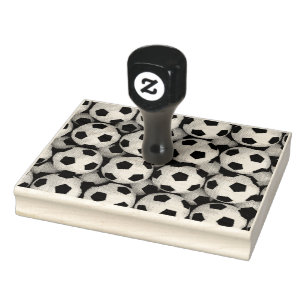 サッカーボールの多く ラバースタンプ