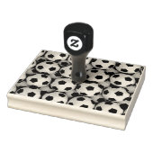 サッカーボールの多さ ラバースタンプ (スタンプ)