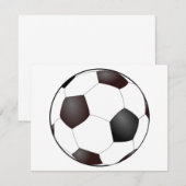サッカーボールの招待状 招待状 (正面/裏面)