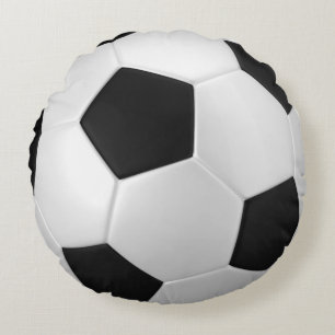 サッカーボールの枕 ラウンドクッション