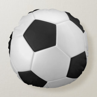サッカーボールの枕 ラウンドクッション