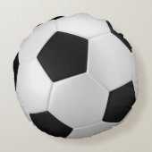 サッカーボールの枕 ラウンドクッション (裏面)