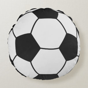 サッカーボールの枕 ラウンドクッション