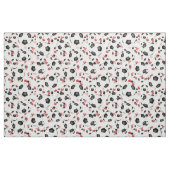 サッカーボールの模様ハートスポーツ ファブリック (ファットクウォーター)