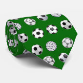 サッカーボールの模様 ネクタイ (ロール)