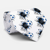 サッカーボールの破烈 ネクタイ (ロール)