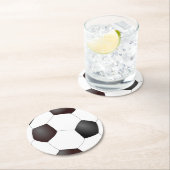 サッカーボールの紙のコースター ラウンドペーパーコースター (インサイチュ)
