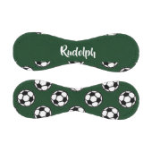 サッカーボールの緑のパターン 野球ボール (パネル)