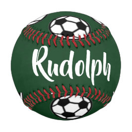 サッカーボールの緑のパターン 野球ボール