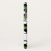 サッカーボールの緑のパーソナライズなiPhone6ケース Case-Mate iPhoneケース (裏面/左)