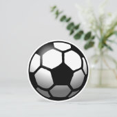 サッカーボールの誕生日カード カード (スタンド正面)