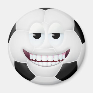 サッカーボールの顔2 マグネット