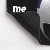 サッカーボールのmousepad マウスパッド (コーナー)