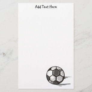 サッカーボールは文房具を遊ばします 便箋