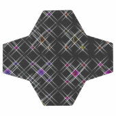 サッカーボールをクロスするダイヤモンド サッカーボール (フラット)