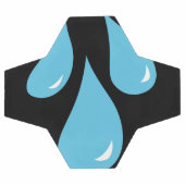 サッカーボールを雨で落とす サッカーボール (フラット)