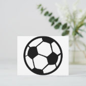 サッカーボールアイコン ポストカード (スタンド正面)