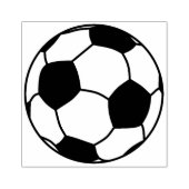 サッカーボールウッドアートスタンプ ラバースタンプ (インプリント)