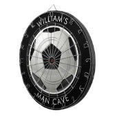 サッカーボールカスタムのダーツボード ダーツボード (正面右)