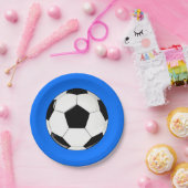 サッカーボールカスタムチームカラーパーティーまたは宴会 ペーパープレート (パーティー)