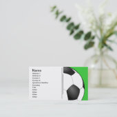 サッカーボールカスタム 名刺 (スタンド正面)