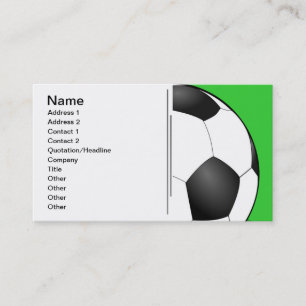 サッカーボールカスタム 名刺