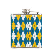 サッカーボールカリグラムタイポグラフィフラスコ フラスク (裏面)