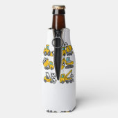 サッカーボールキッズサッカー建築トラック ボトルクーラー (ボトル裏面)