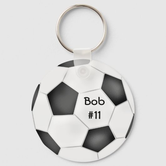 サッカーボールキーチェーン キーホルダー (正面)