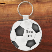 サッカーボールキーチェーン キーホルダー (正面)
