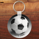 サッカーボールキーチェーン キーホルダー (正面)