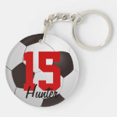 サッカーボールキーチェーン キーホルダー (裏面)