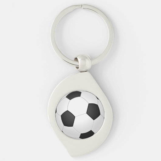 サッカーボールキーホルダー キーホルダー (正面)