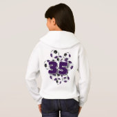 サッカーボールクラスタのジャージー番号 (裏面フル)