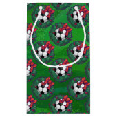 サッカーボールクリスマスリース スモールペーパーバッグ (裏面)