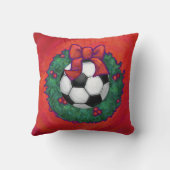 サッカーボールクリスマス クッション (裏面)