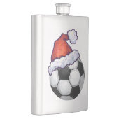 サッカーボールクリスマス フラスク (右)