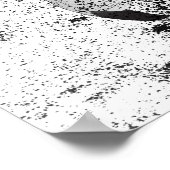 サッカーボールグランジ ポスター (角)