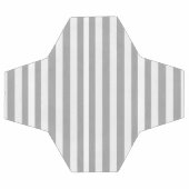 サッカーボールグレー&ホワイトストライプ サッカーボール (フラット)