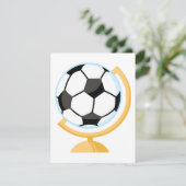 サッカーボールグローブ招待状 招待状 (スタンド正面)