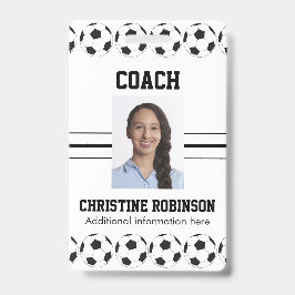 サッカーボールコーチバッジ バッジ