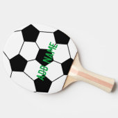 サッカーボールコーチ – はっきりしたモダンスケッチ 卓球ラケット (横)