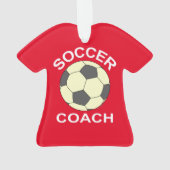 サッカーボールコーチ オーナメント (裏面)