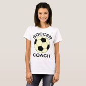 サッカーボールコーチ Tシャツ (正面フル)